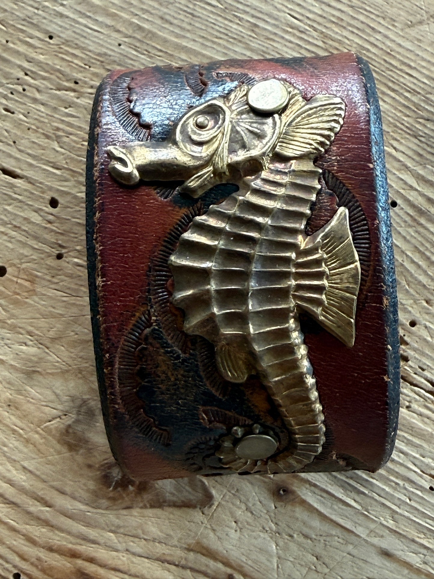 Brown Leather Cuffs