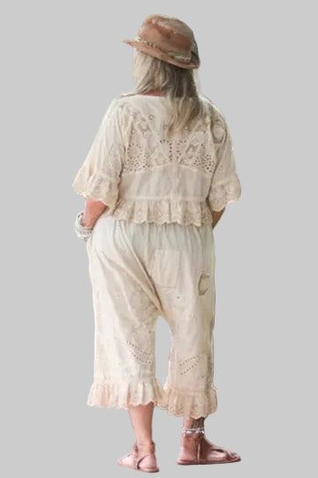 Softly Worn Eyelet Top