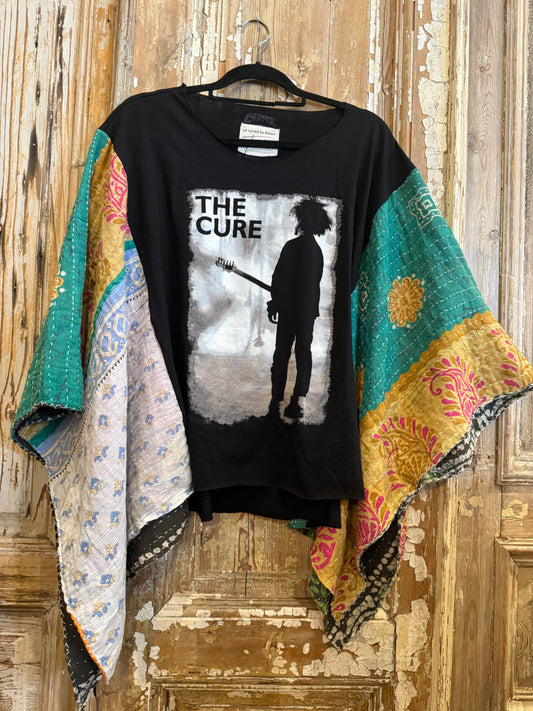 L/XL Up Cycled Kantha Poncho