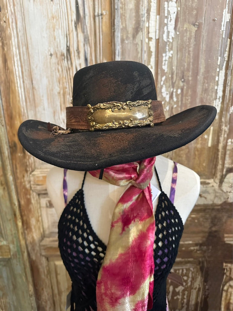 Ornate Leather Hat Bands
