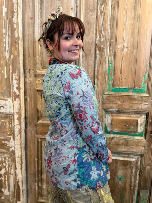 Patch Floral Blouse