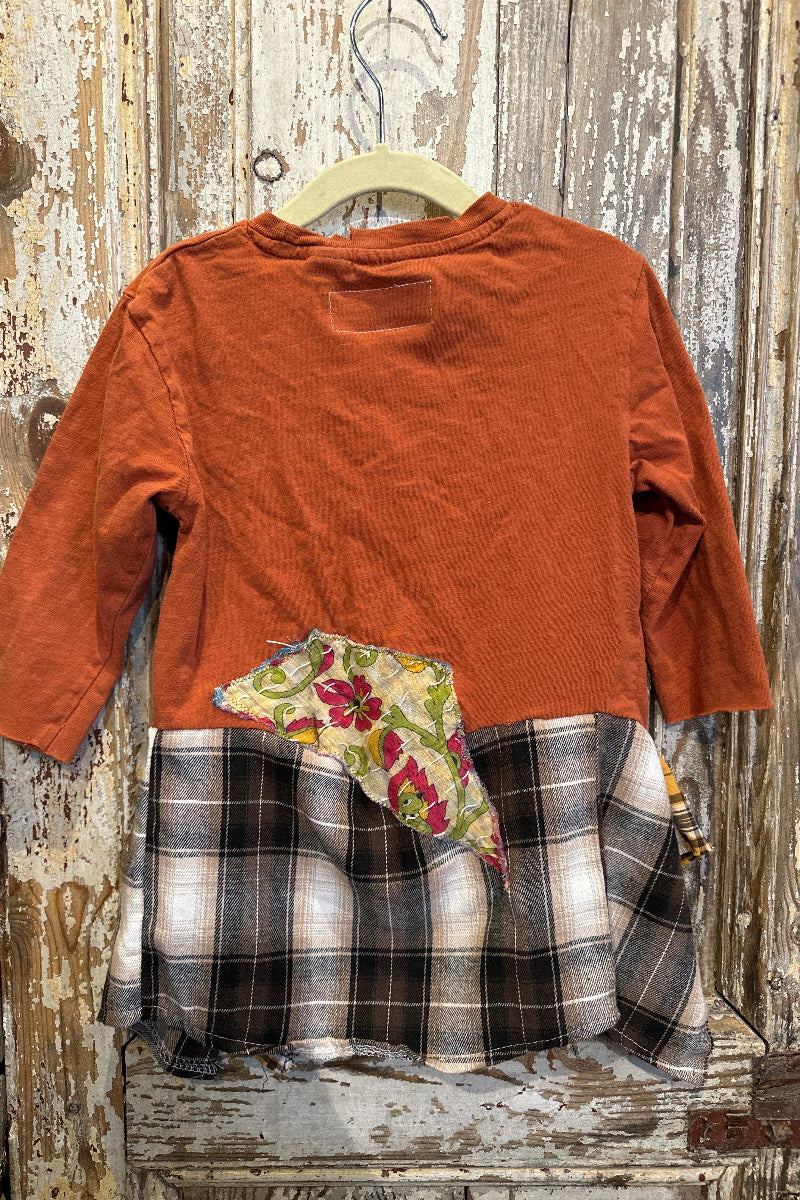 Rust & Plaid Tunic