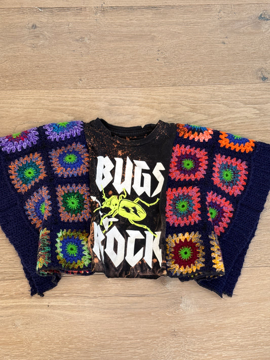 Vintage Blanket Poncho-10095