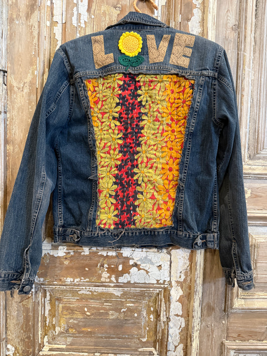 Large Up Cycled Love Jacket