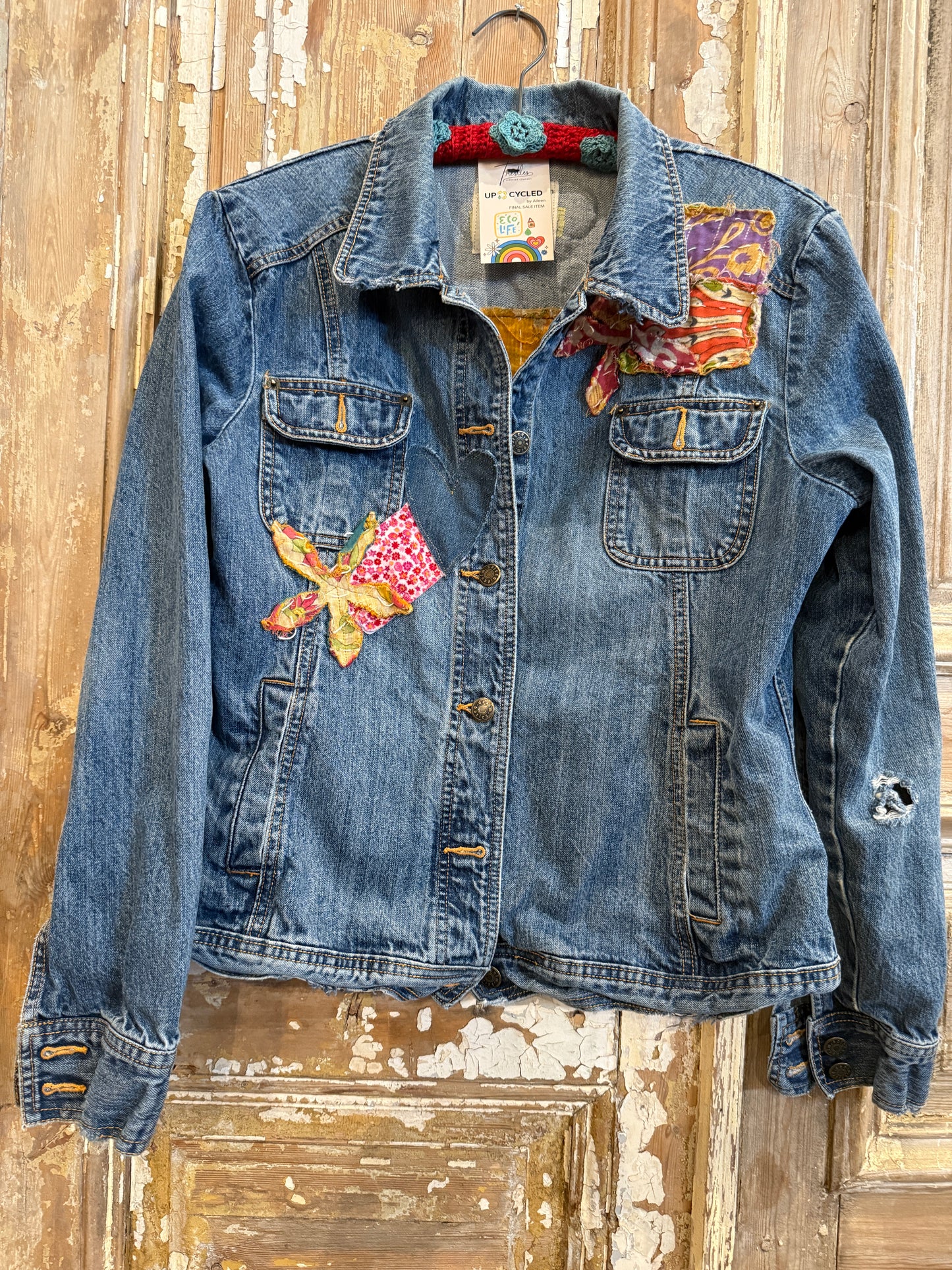 Large Up Cycled Love Jacket