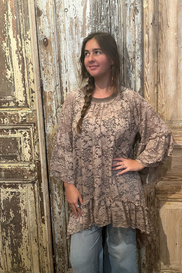 Layered in Time Tunic