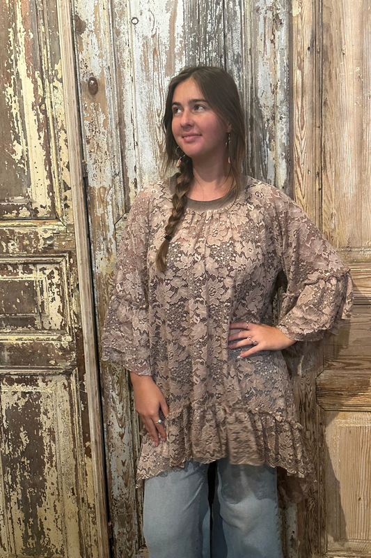Layered in Time Tunic