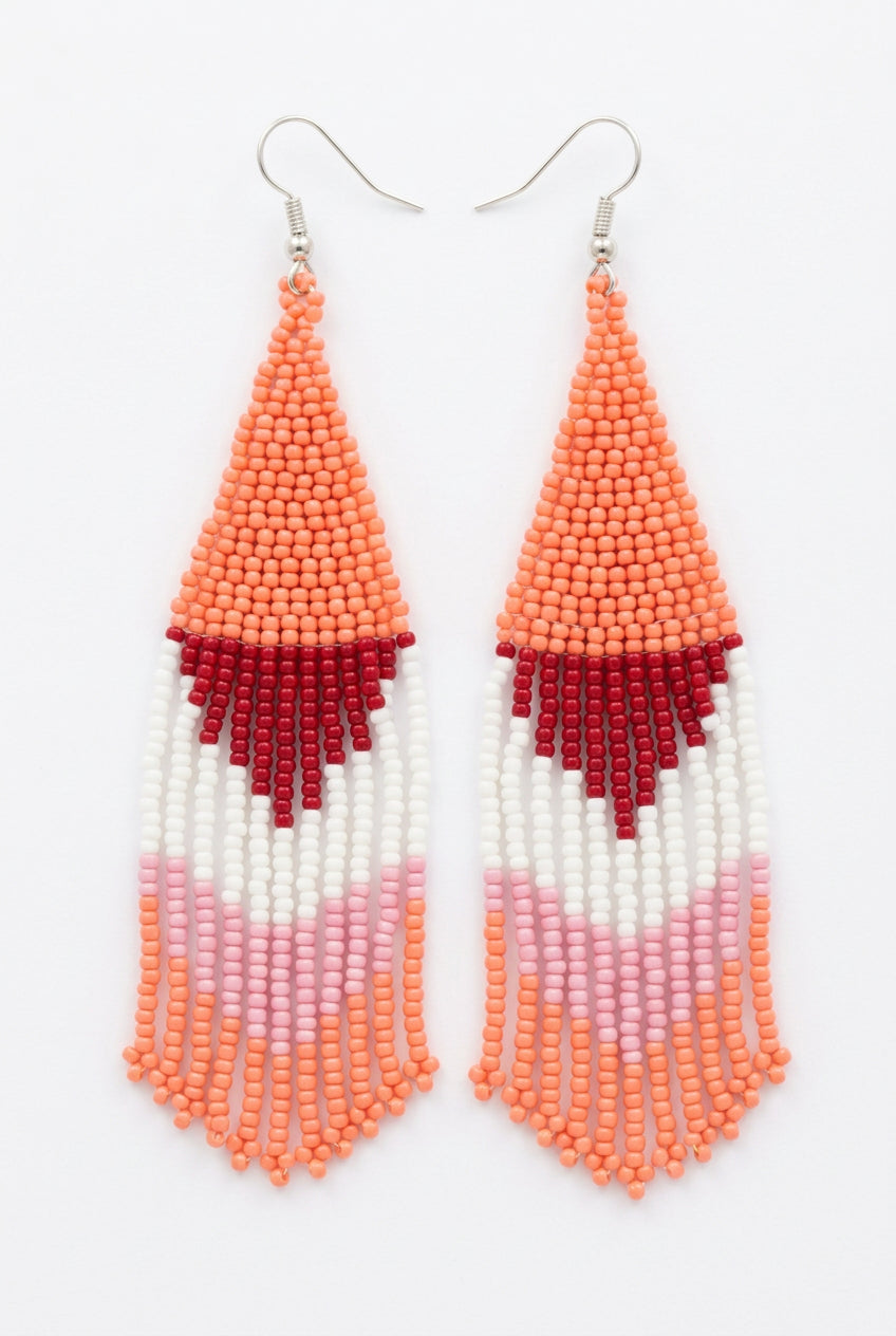 8395 Triangle Seed Earrings