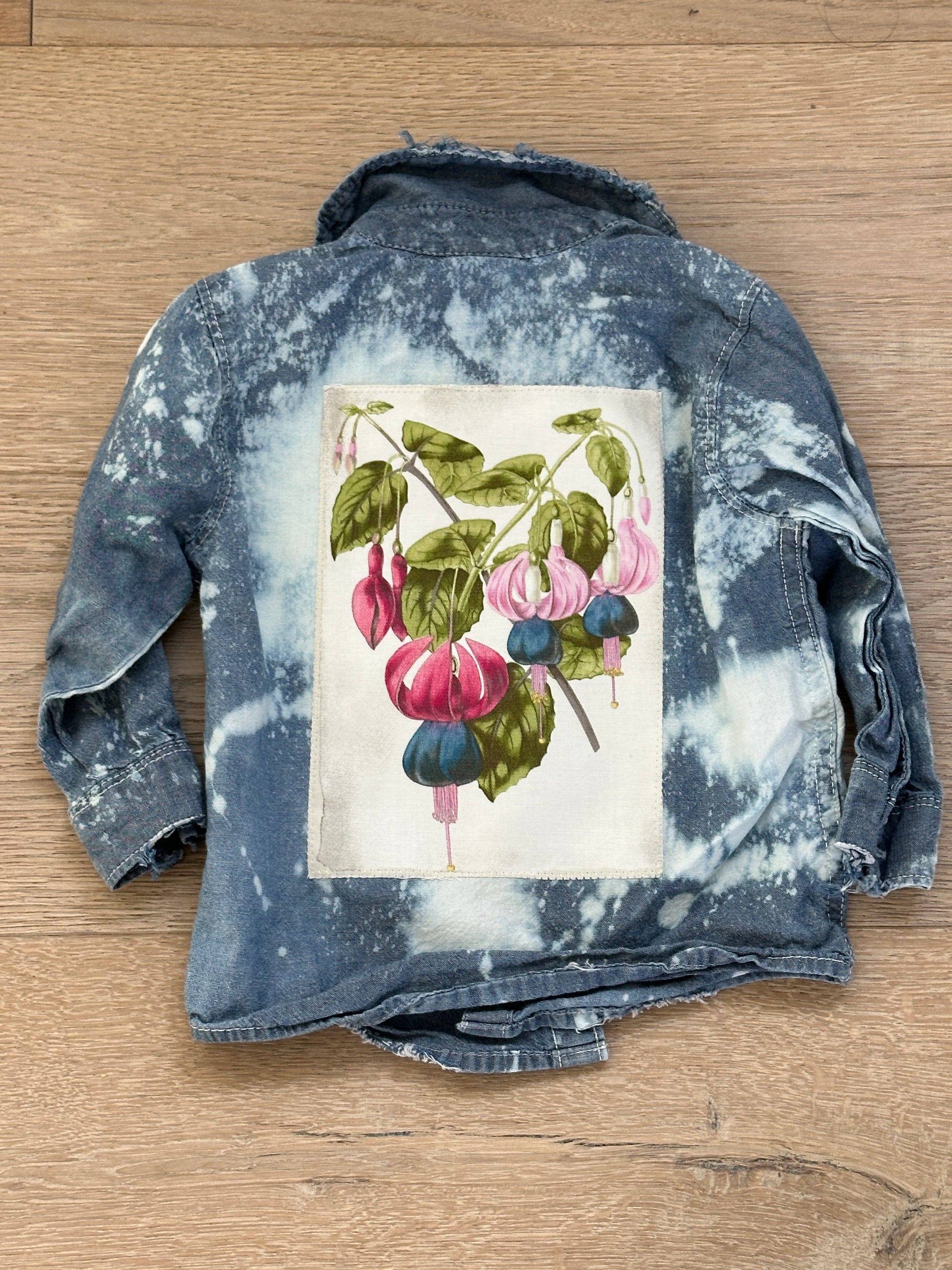 12m Denim Flower Shirt