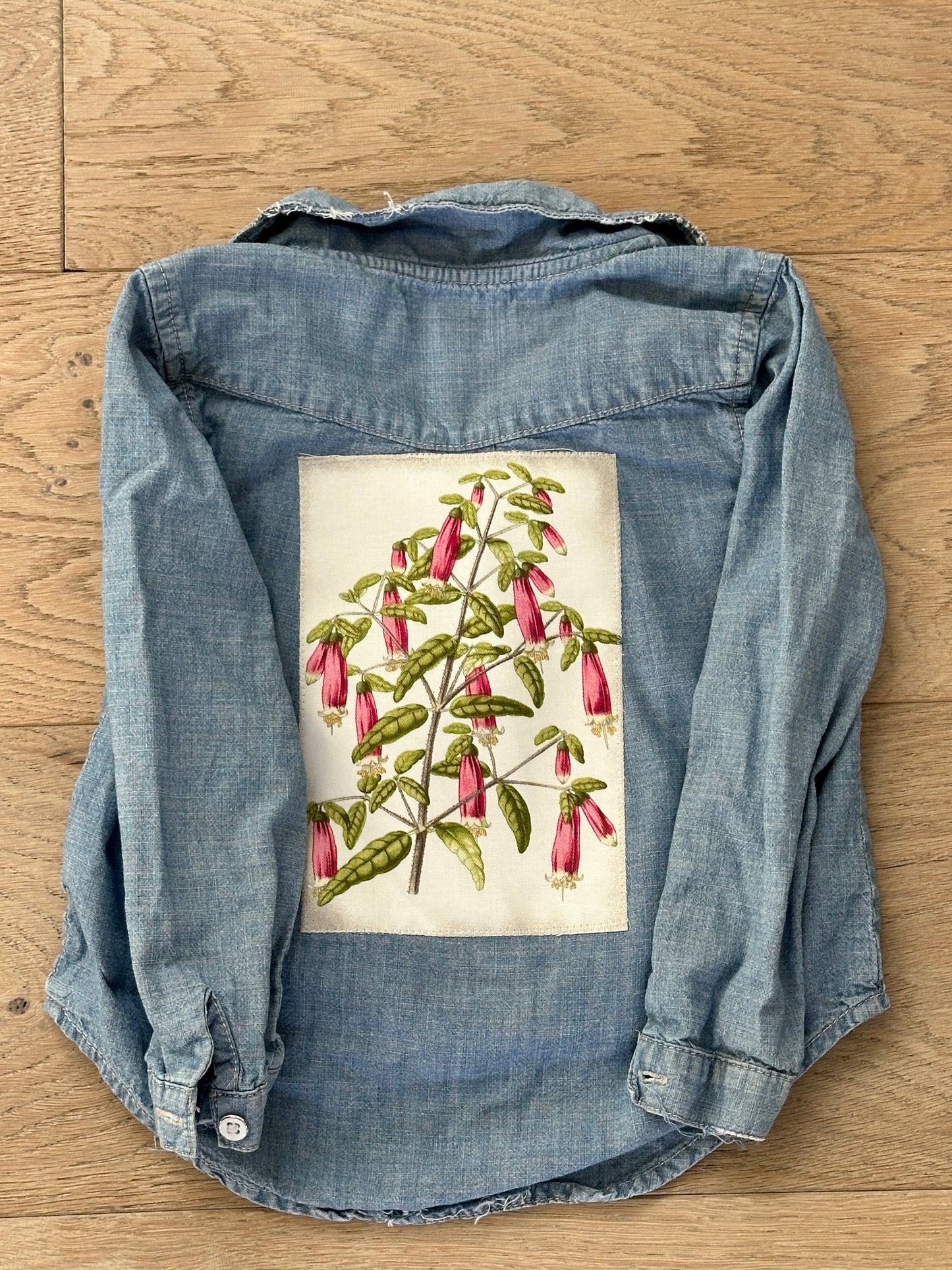 4T Denim Flower Shirt