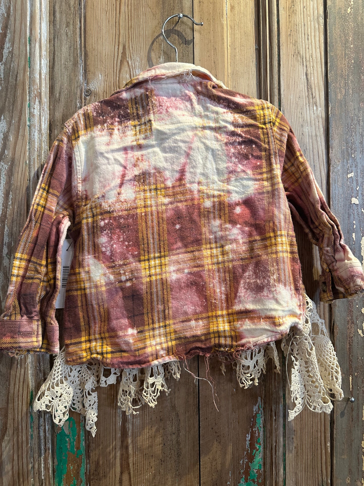 12-18m Lace Plaid