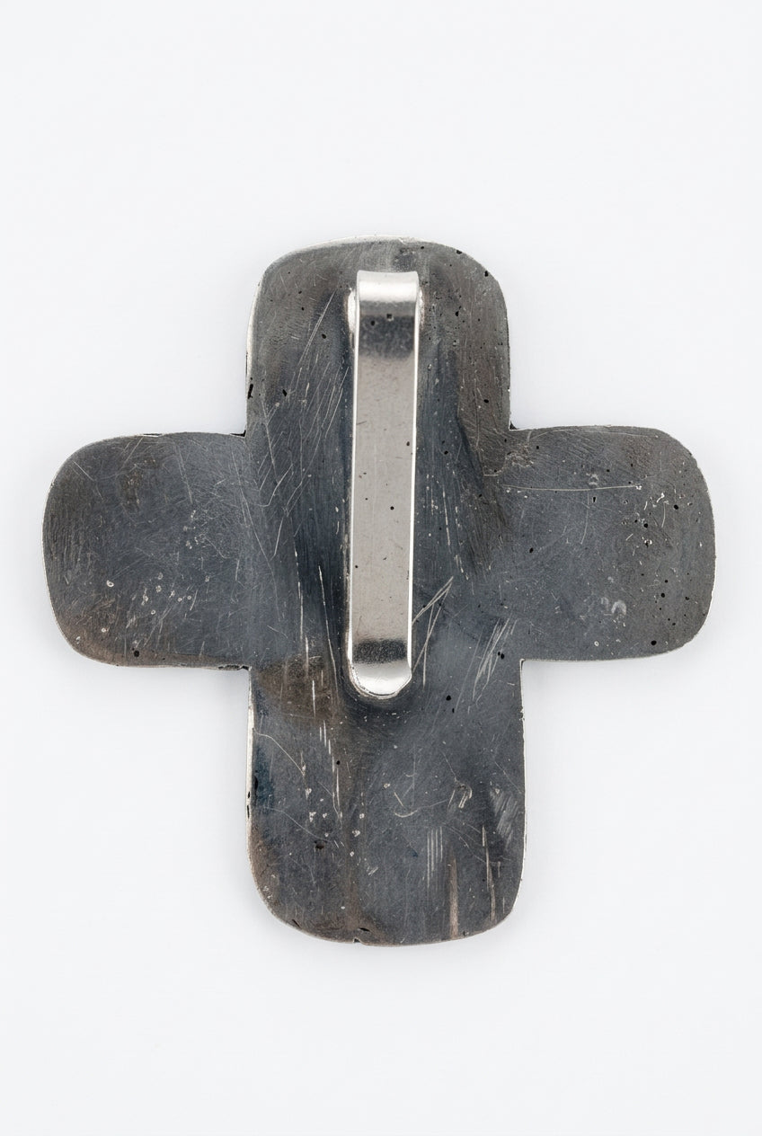 Large Cross Hat Clip