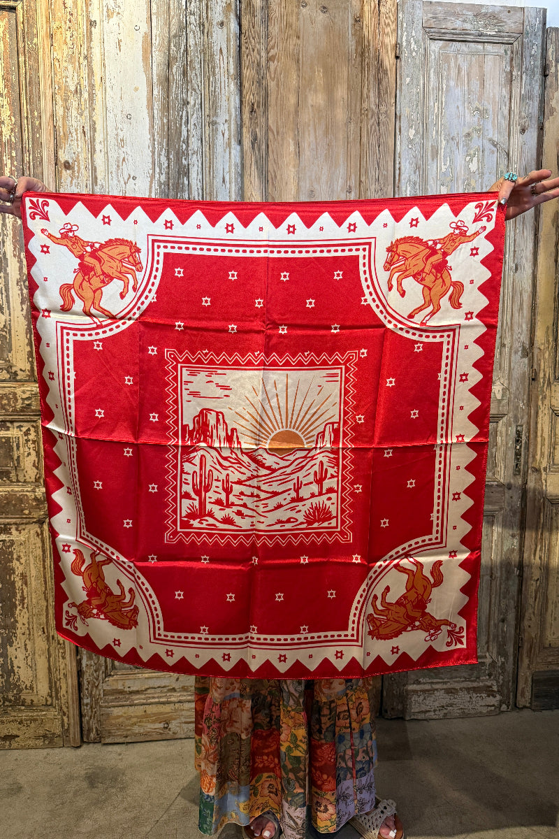 Double Sided Cattle Scarf