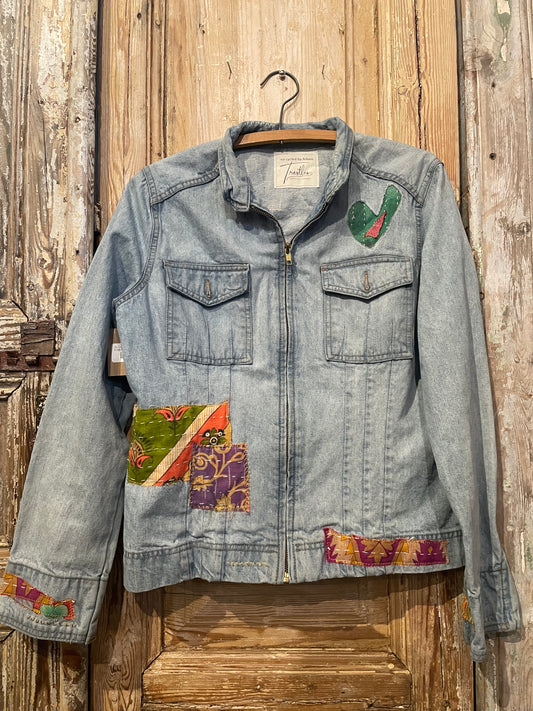 Up Cycled Peace Sign Jacket-10064
