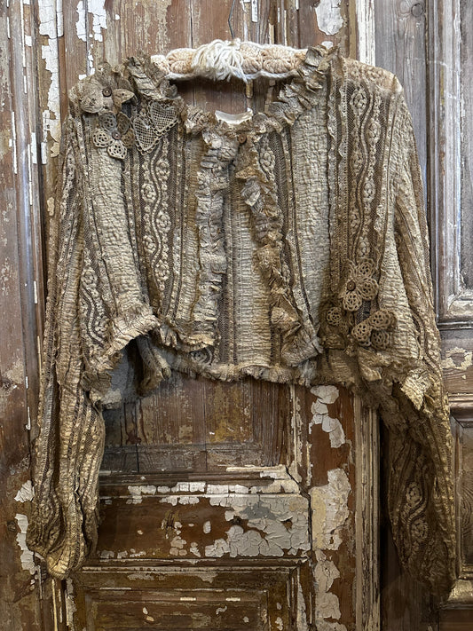 Ruffle Neck Jacket