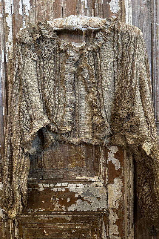 Ruffle Neck Jacket