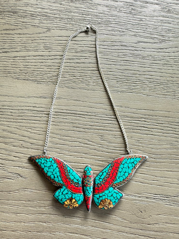 Boho Butterfly Necklace