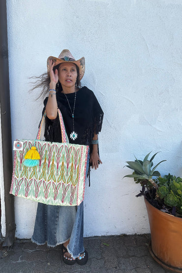 Paige Fringe Poncho