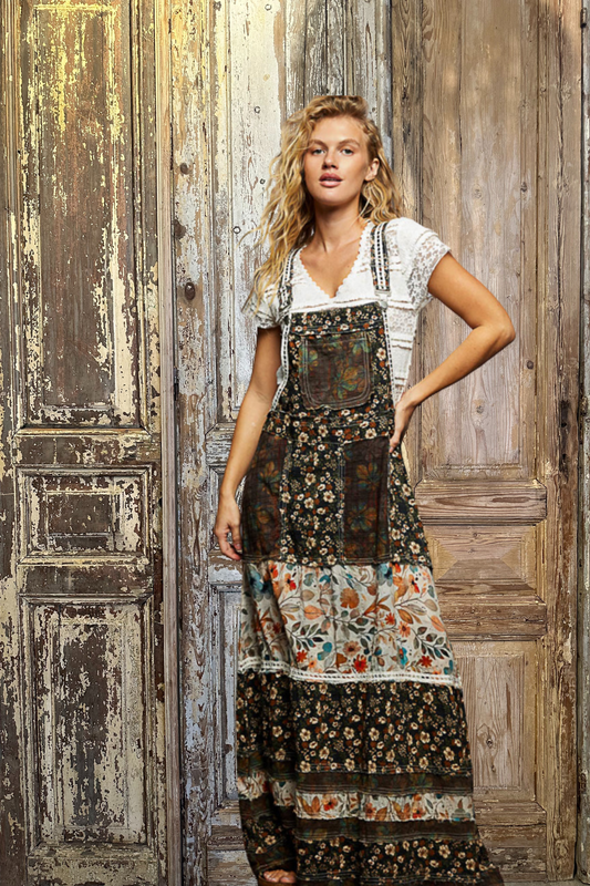 Floral Overall Dress