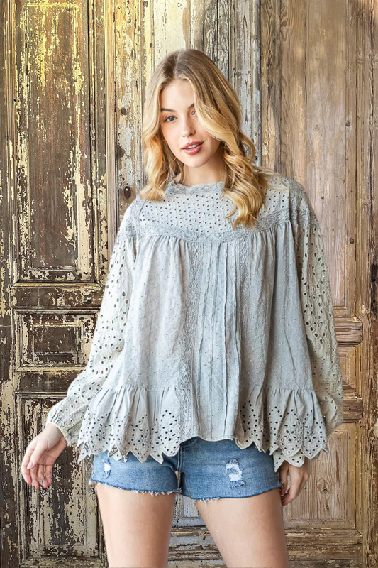 Eyelet Blouse
