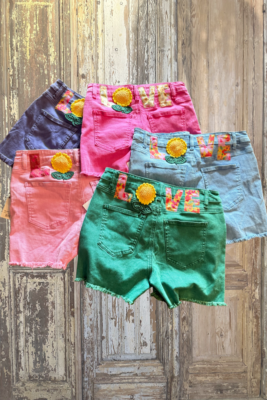 Mineral Washed Shorts