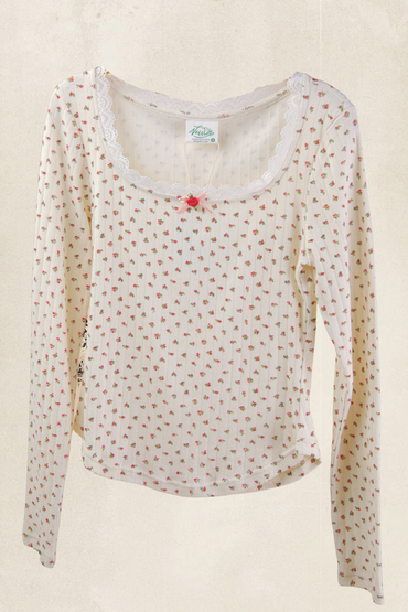 Cotton Mini Flower Top