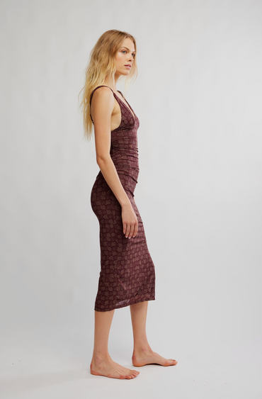 Long Live Printed Mesh Slip