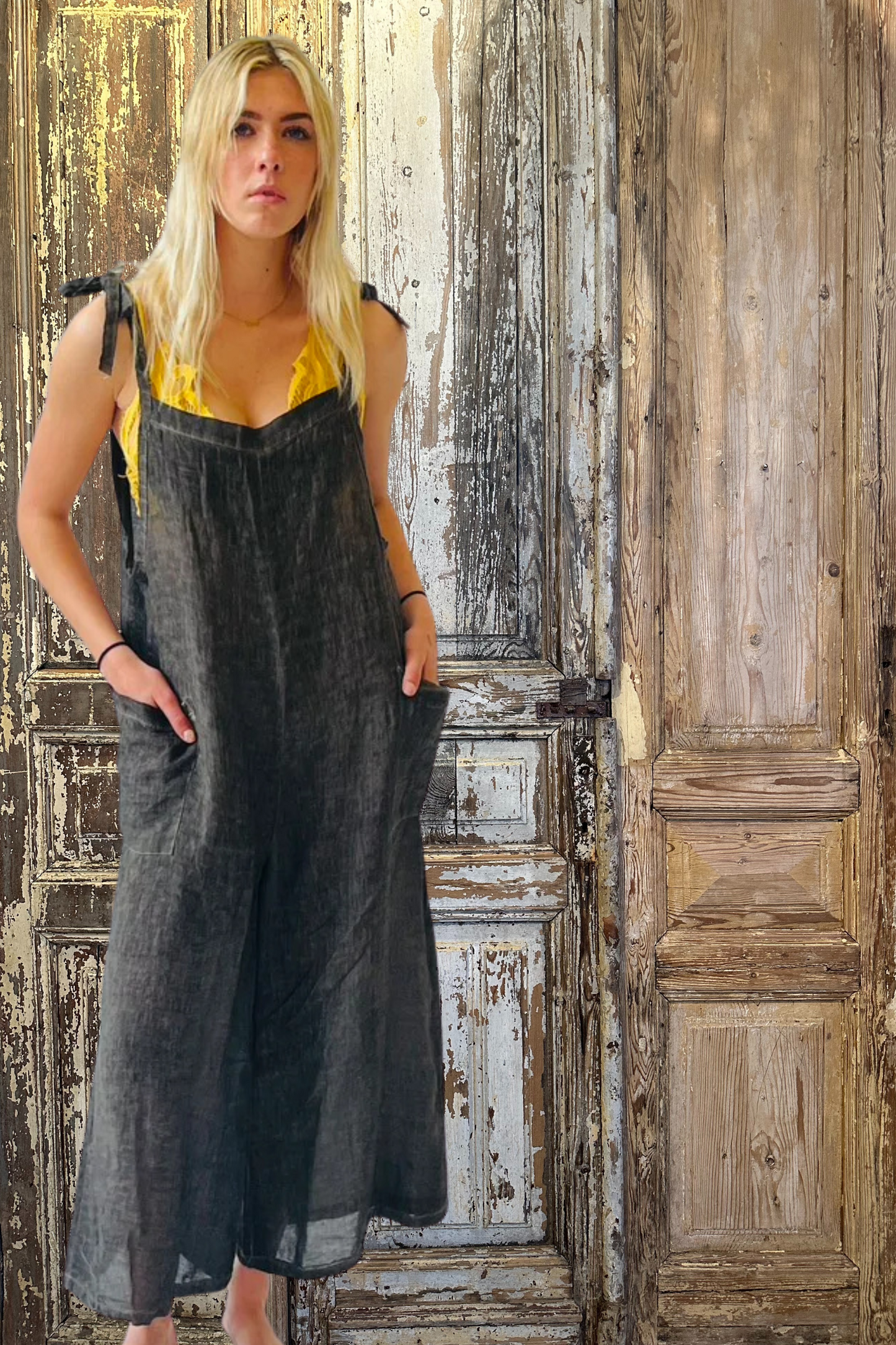 Linen Overalls