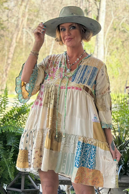 Patchwork Sunrise Tunic JG-213