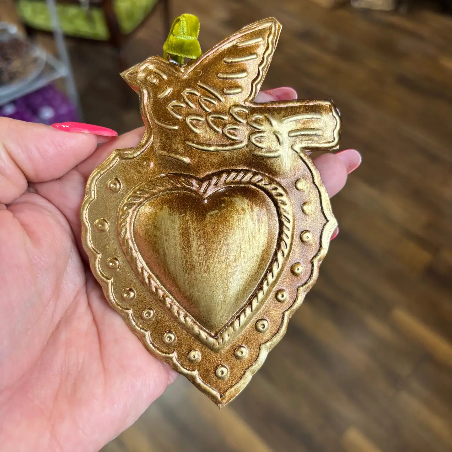 Holy Spirit Heart Ornament
