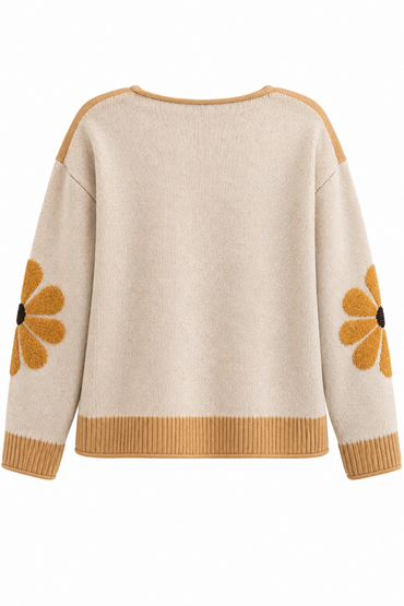 Daisy Ribbed Sweater