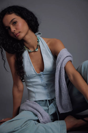 Ramona Denim Halter