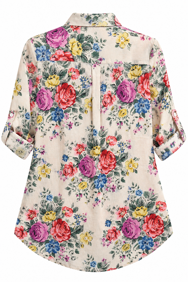 Embroidered Collared Blouse