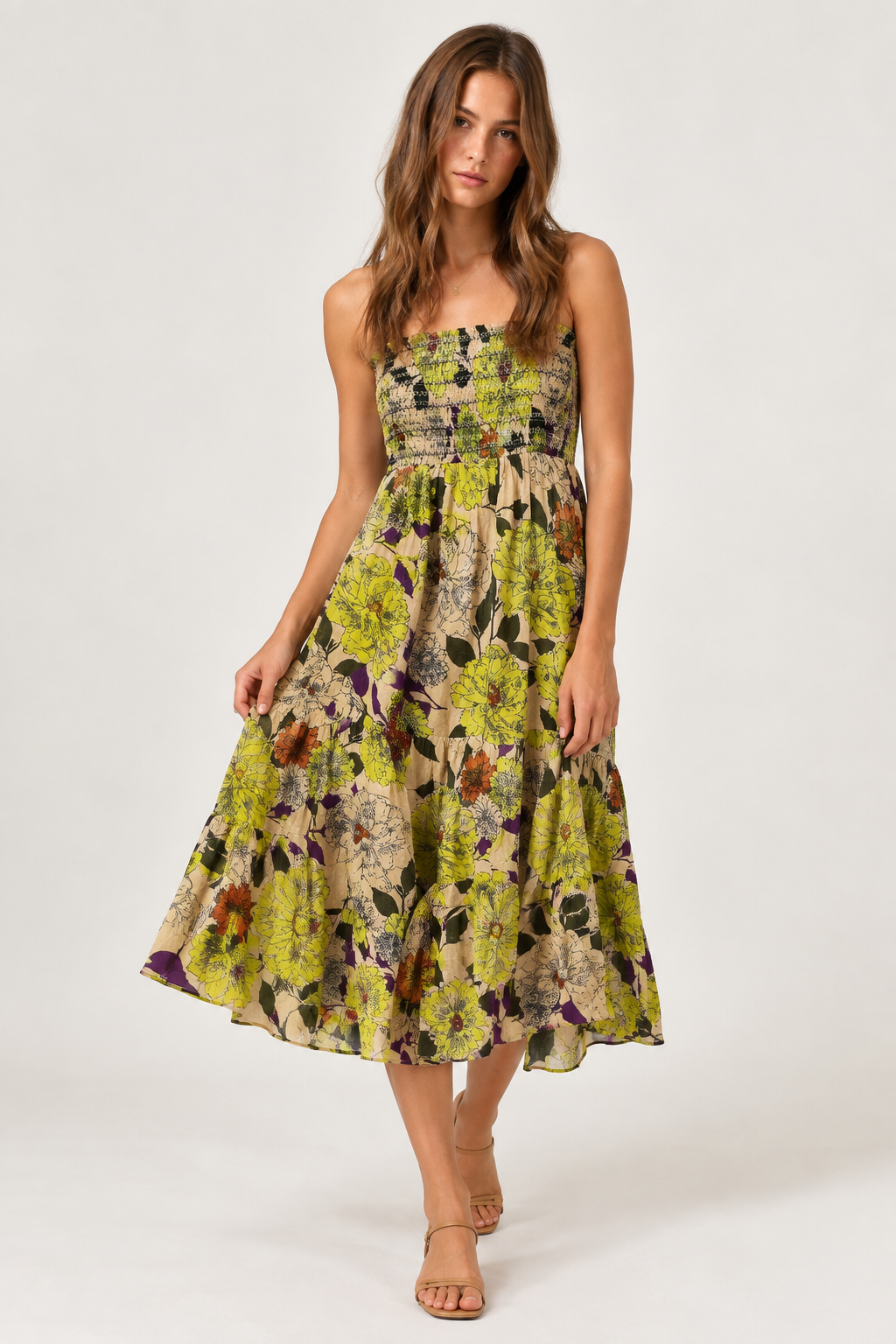 Small Layered Floral Maxi