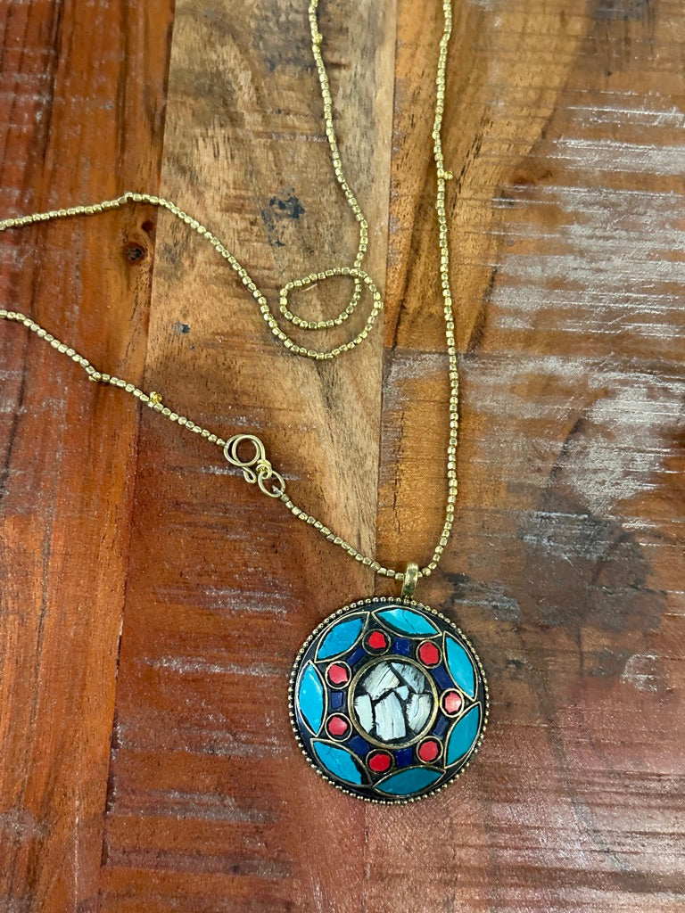 Round Boho Medal