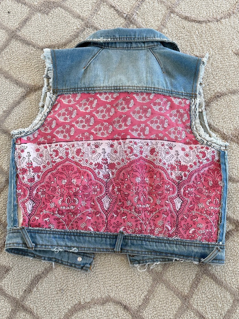 Up Cycled Sarong Vest