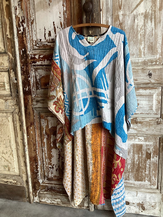 Kantha Sunrise High-Lo Top
