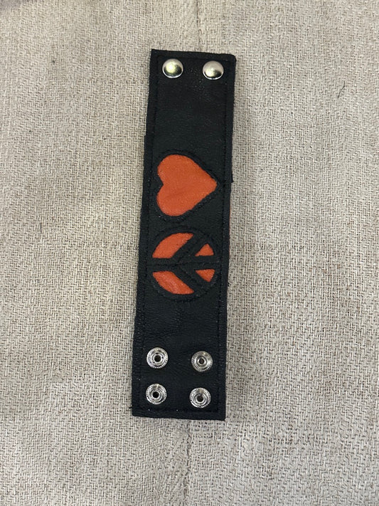 Peace Heart Cuff