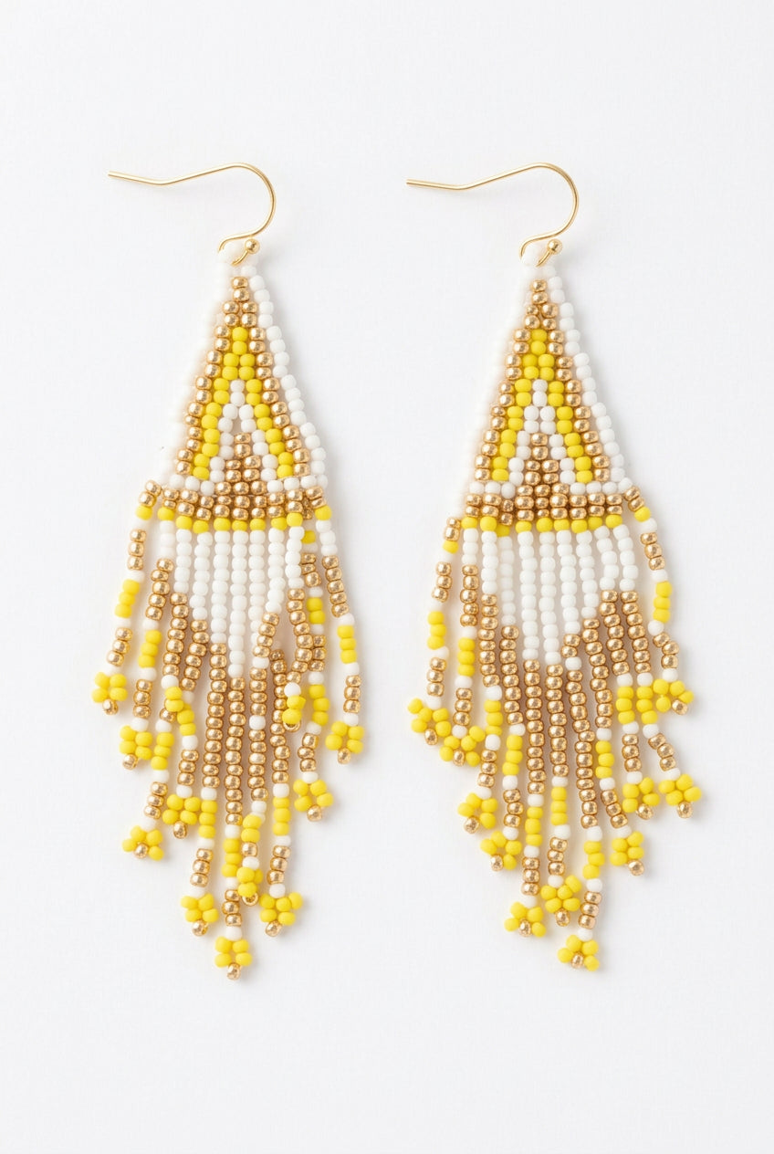 8394 Triangle Seed Earrings