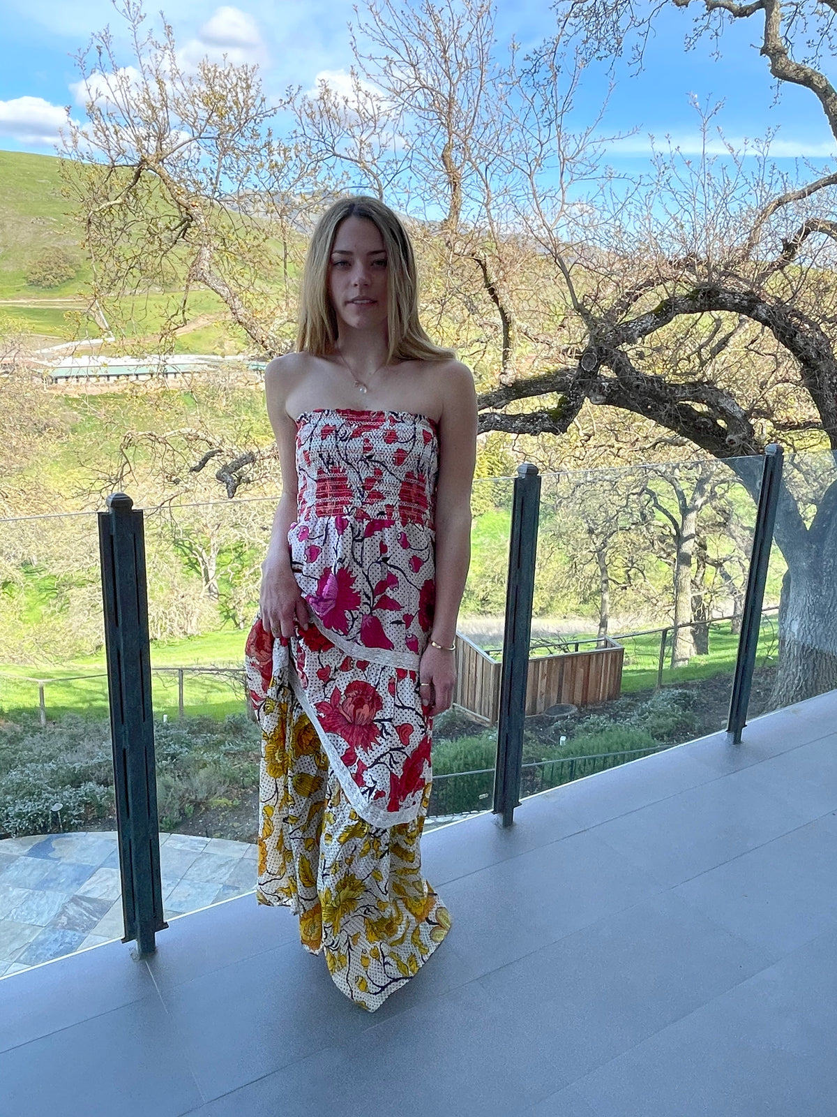 Dots & Floral Maxi