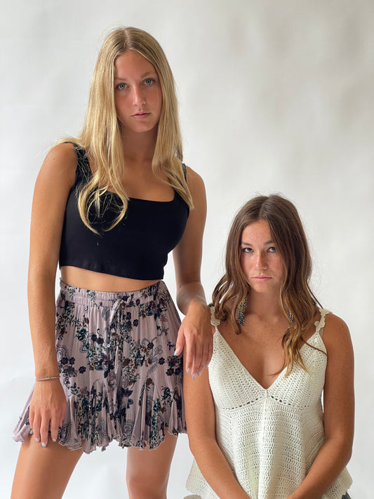 Floral Skorts