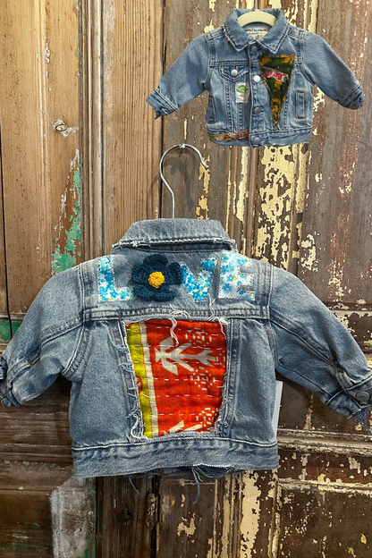 0-3m Love Denim Jacket