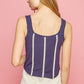 Lace Trim Tank-9850