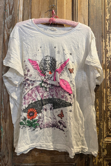 Worn and Weathered Tee - Fairy