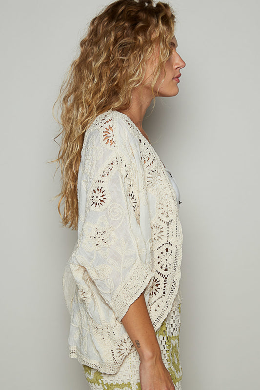 Embroidery Cardigan