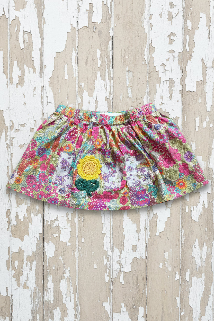 6-12m Floral Skirt