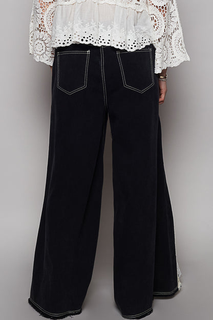 Front Floral Wides