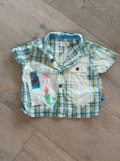 Up Cycled Kids Mermaid Shirts