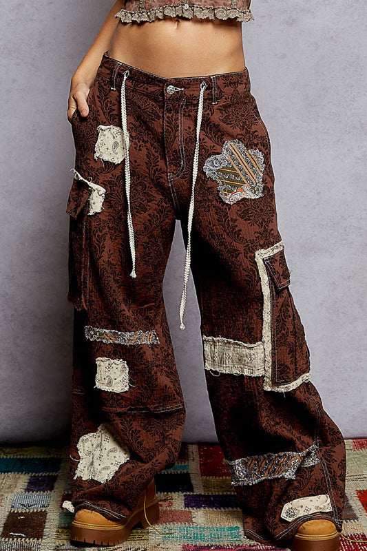 Red Bean Patch Pants