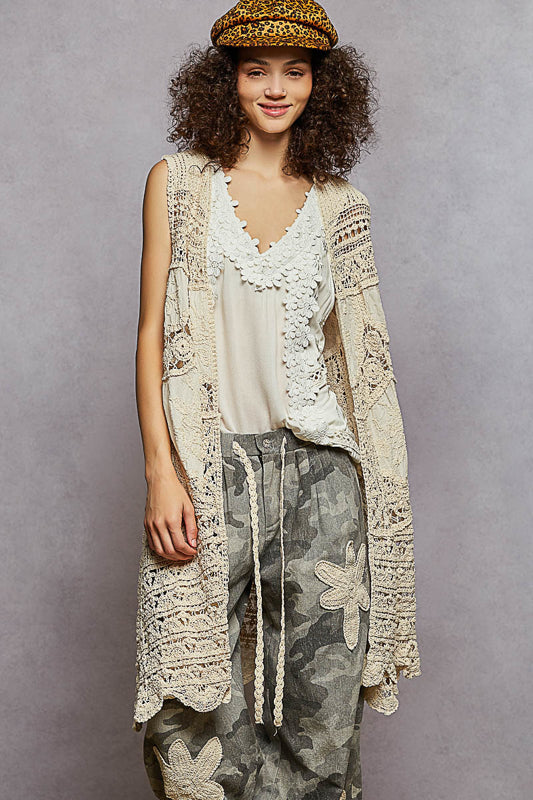Crochet Embroidery Vest